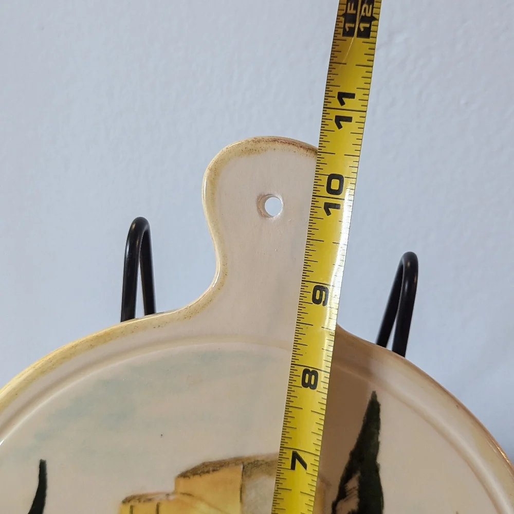 Italian Hand Painted Round Trivet